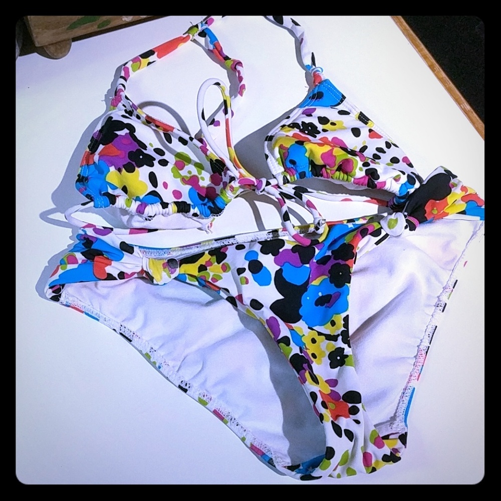 Aeropostale Floral String Bikini
